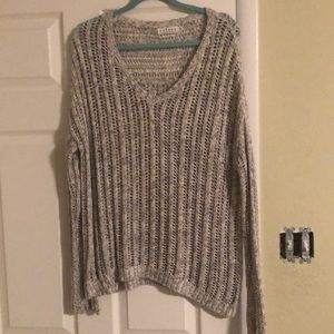 Light gray knit sweater